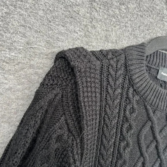 Frank & Oak Cable Knit Mock Neck Sweater - Picture 7 of 8